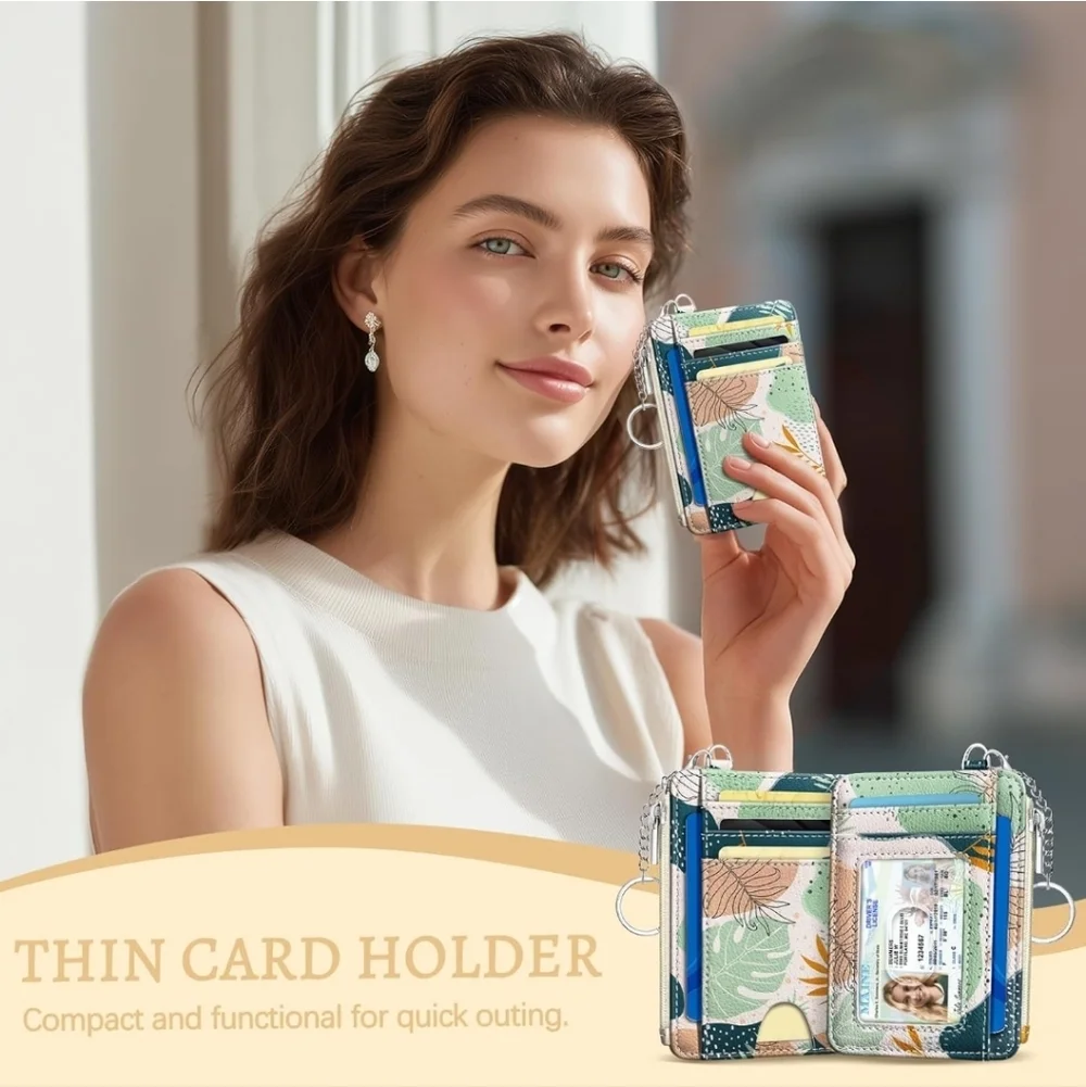 Colorful Card Organizer with ID Window